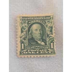 #300 F-VF MNH OG-1c BEN Franklin‎ Stamp MNH